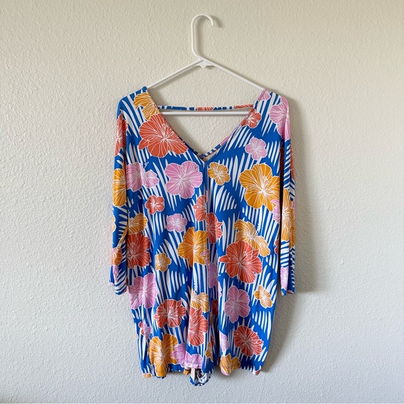 SOLD 🌟 Ava Sky Romper Waverly - Picture 2 of 3